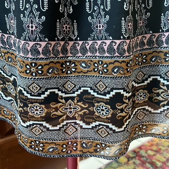 Madewell  Boho dress  peasant style lace up V front  elastic waist  Size 2 NWOT - Picture 6 of 12